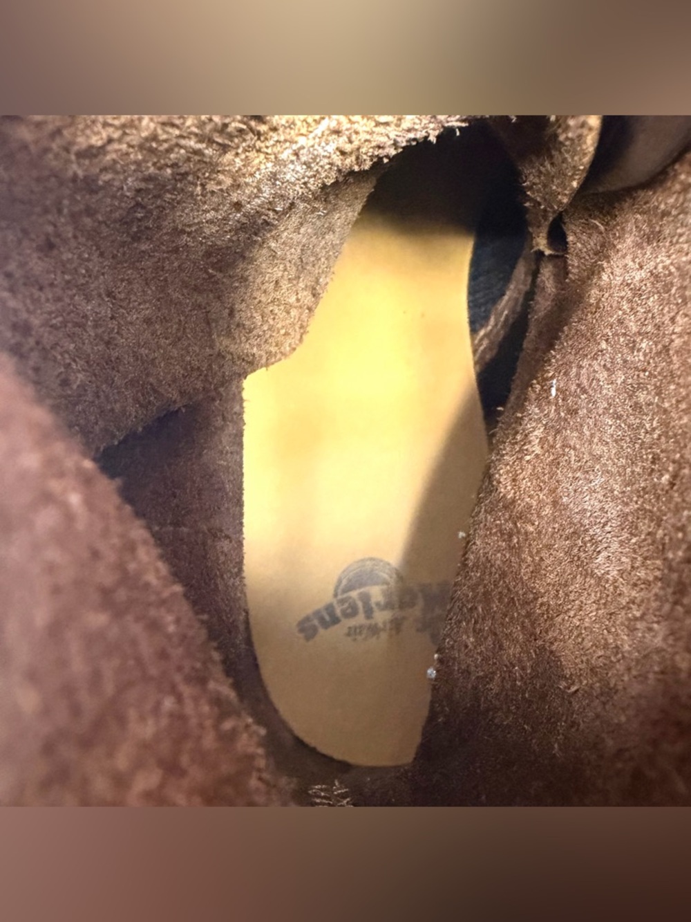 Dr Doc Martens Women’s 1460 Pascal Lace Combat Boot Sz 6 Tan Harvest Leather EUC - Picture 7 of 9